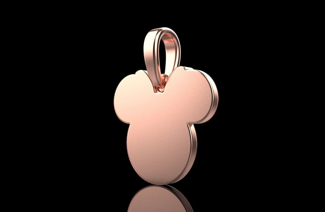 minnie mouse pendant model 637 3D print model_32