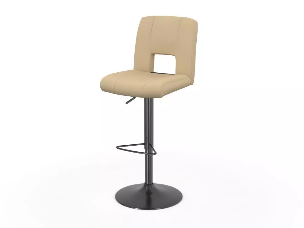 H2000494 BAR STOOL BEIGE 3D model_0