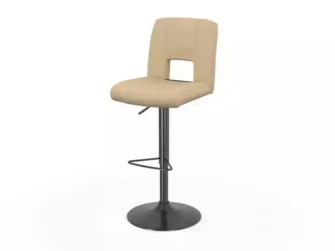 H2000494 BAR STOOL BEIGE