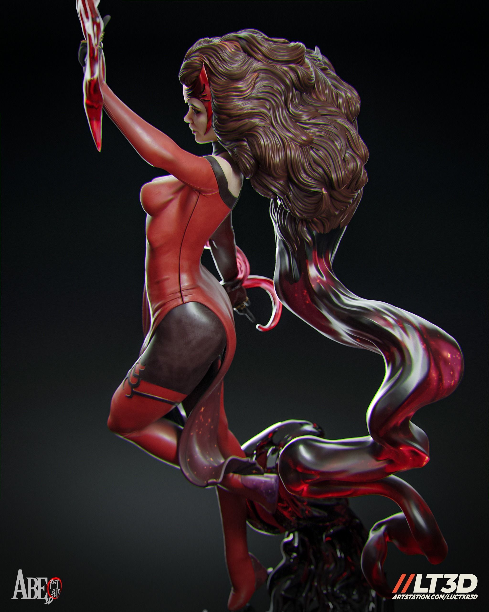 Scarlet Witch Hellfire Gala 3D print model_12