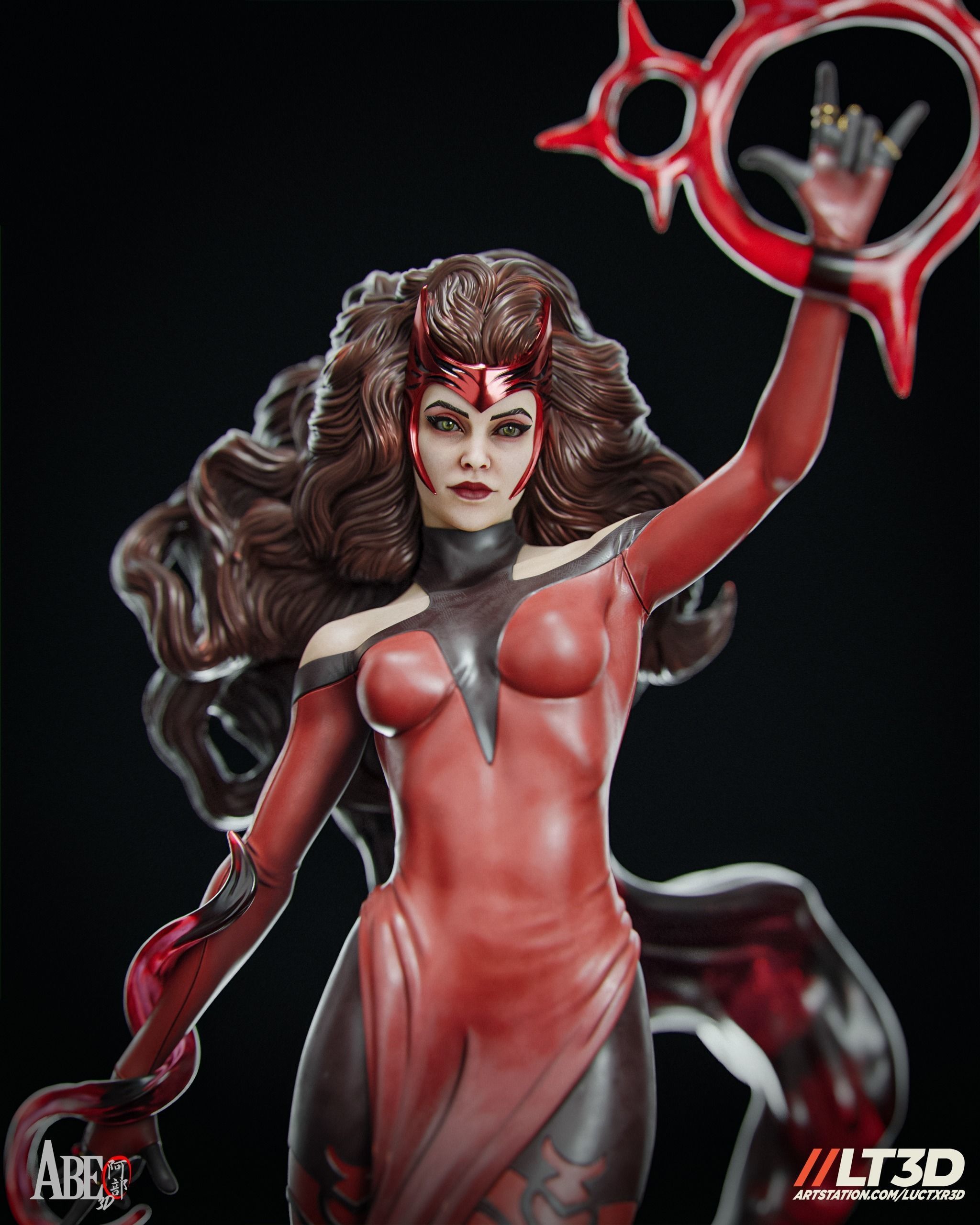 Scarlet Witch Hellfire Gala 3D print model_5