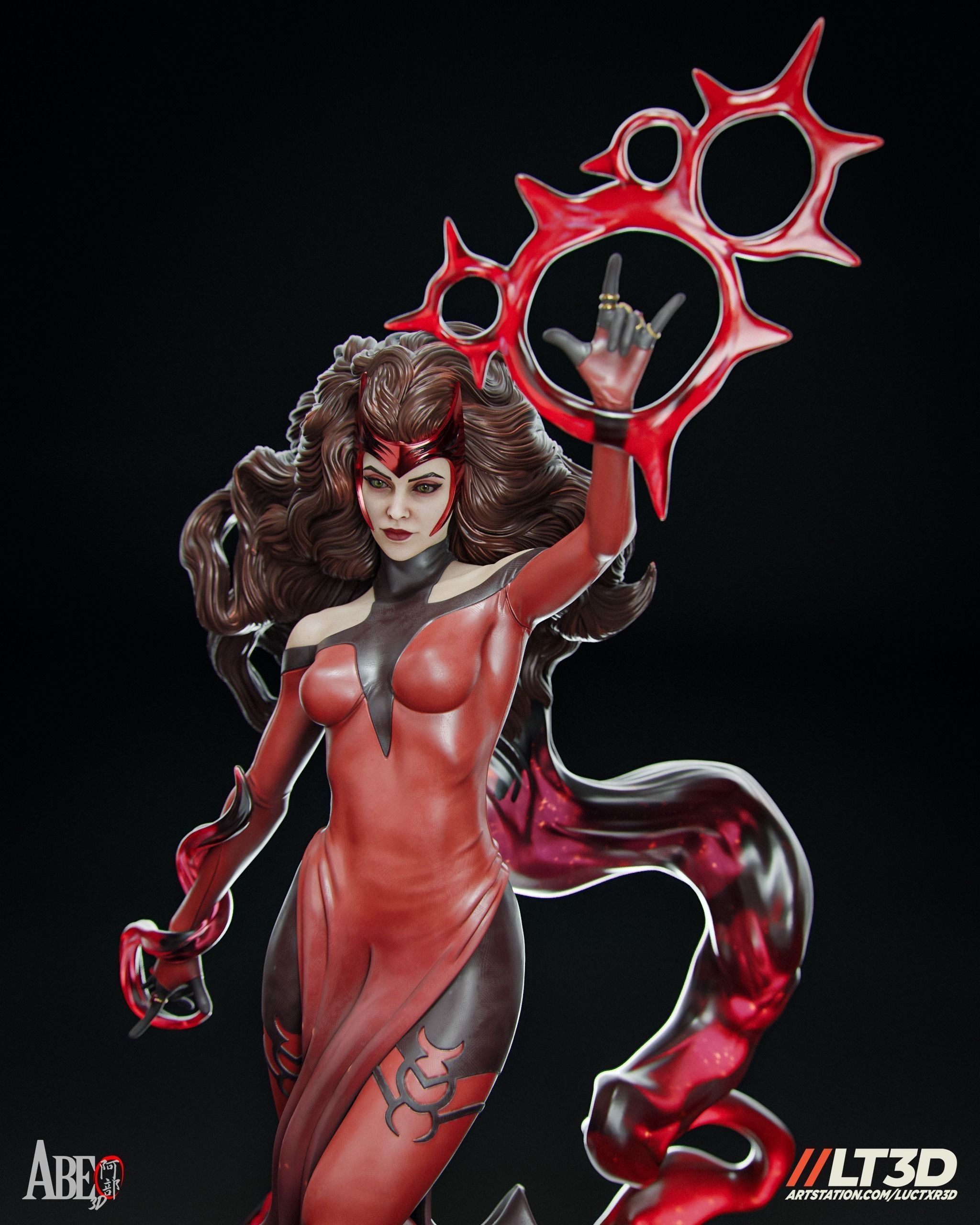 Scarlet Witch Hellfire Gala 3D print model_6