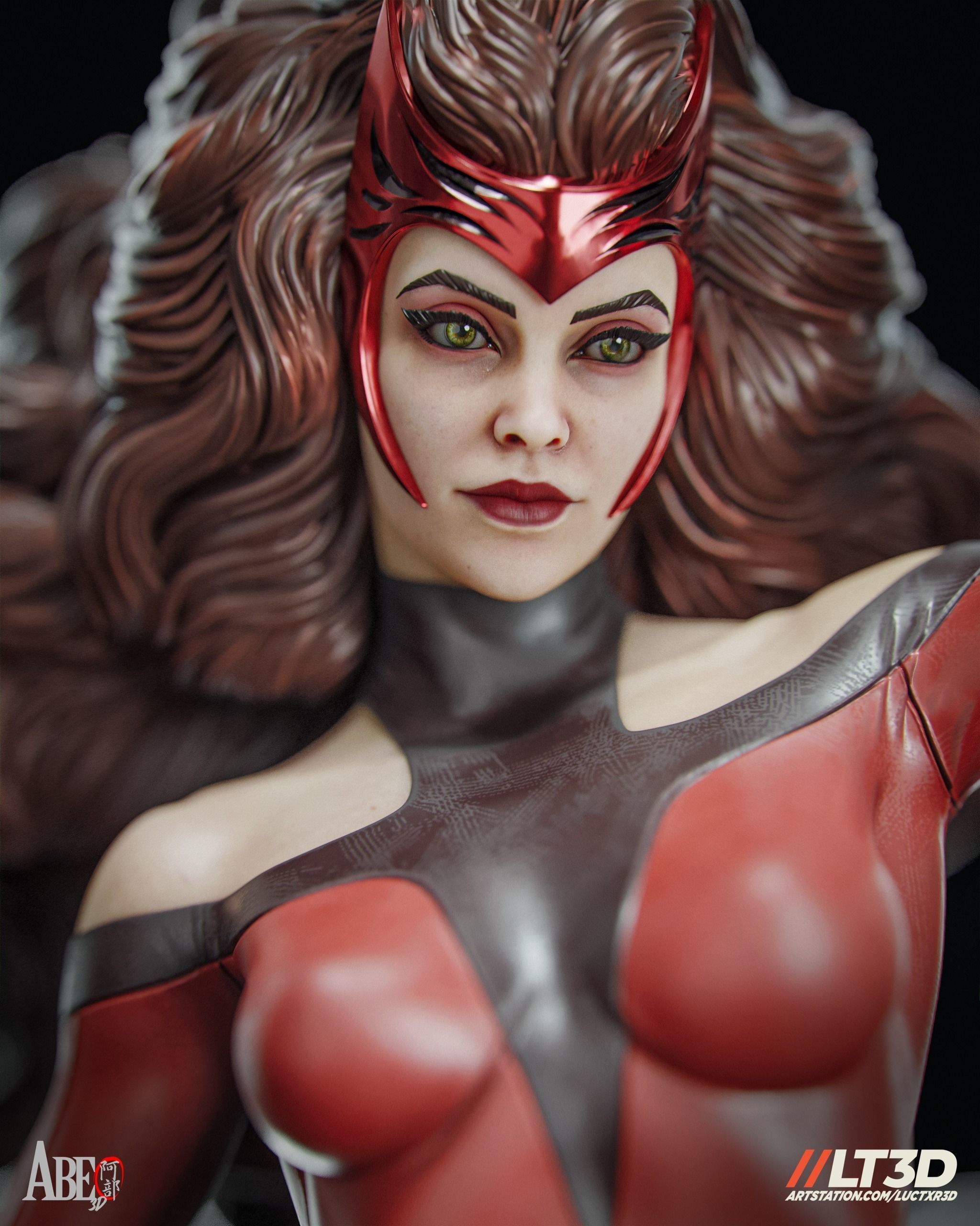 Scarlet Witch Hellfire Gala 3D print model_8