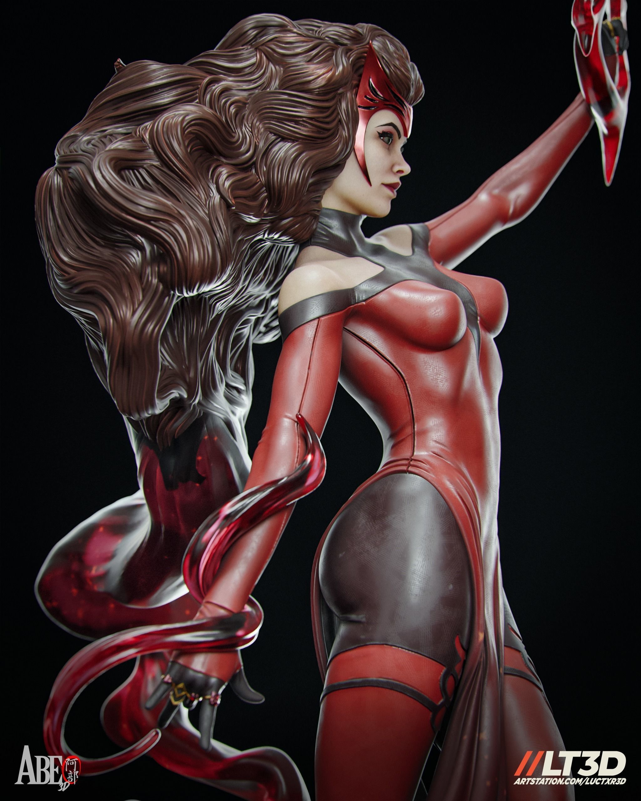 Scarlet Witch Hellfire Gala 3D print model_11