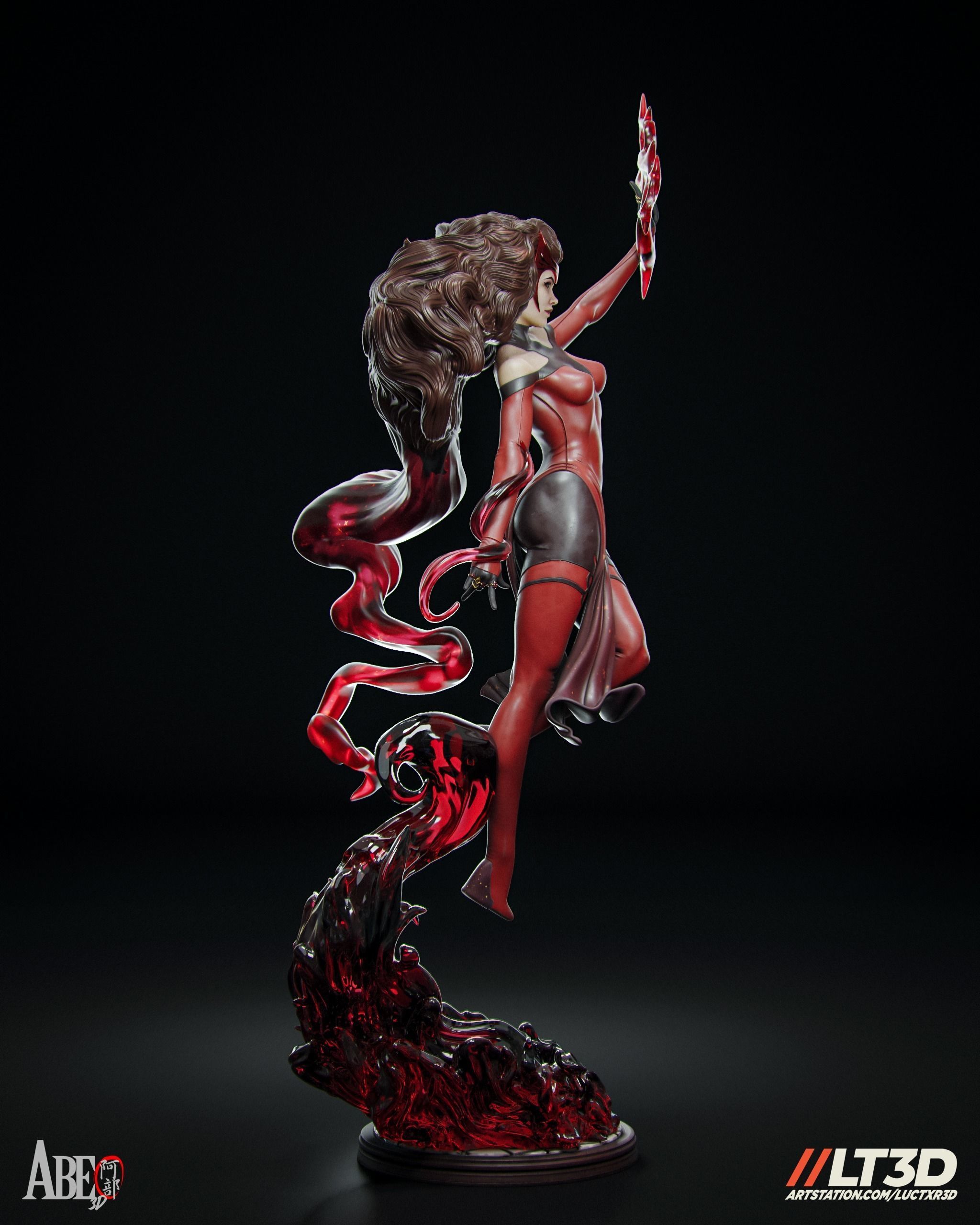 Scarlet Witch Hellfire Gala 3D print model_1