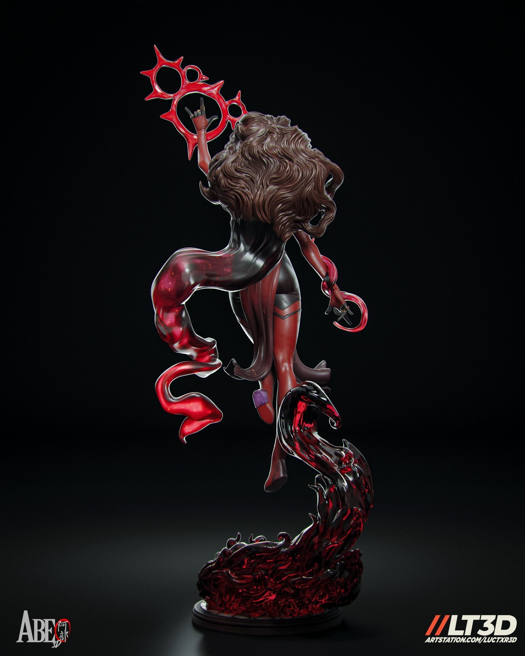Scarlet Witch Hellfire Gala 3D print model_2