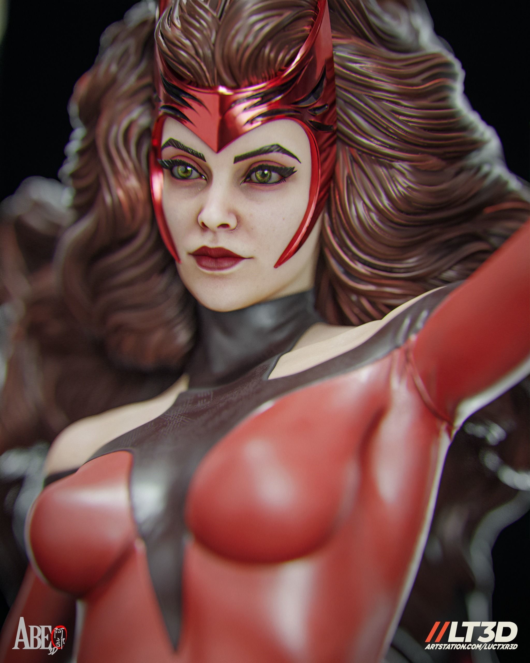 Scarlet Witch Hellfire Gala 3D print model_9