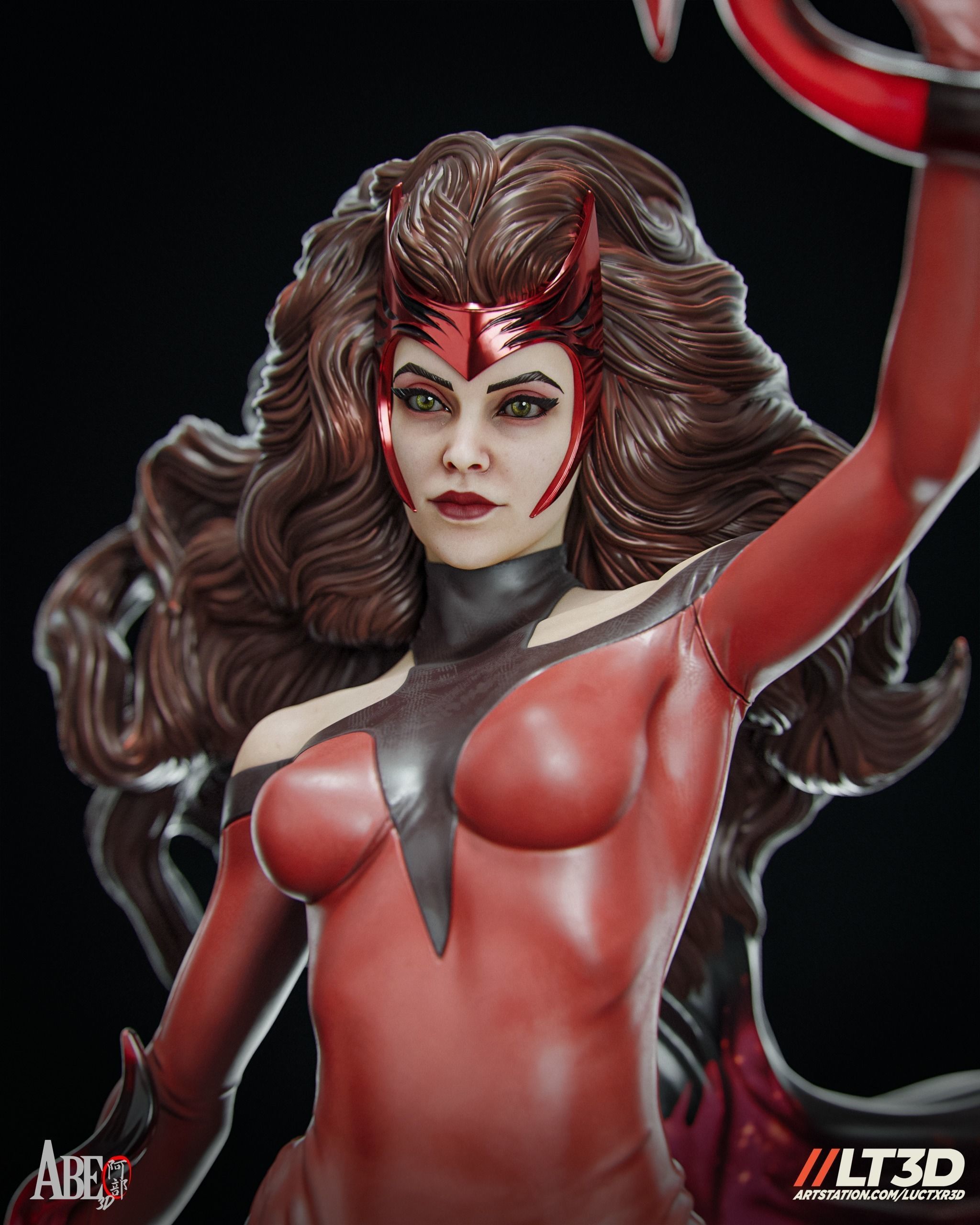 Scarlet Witch Hellfire Gala 3D print model_4