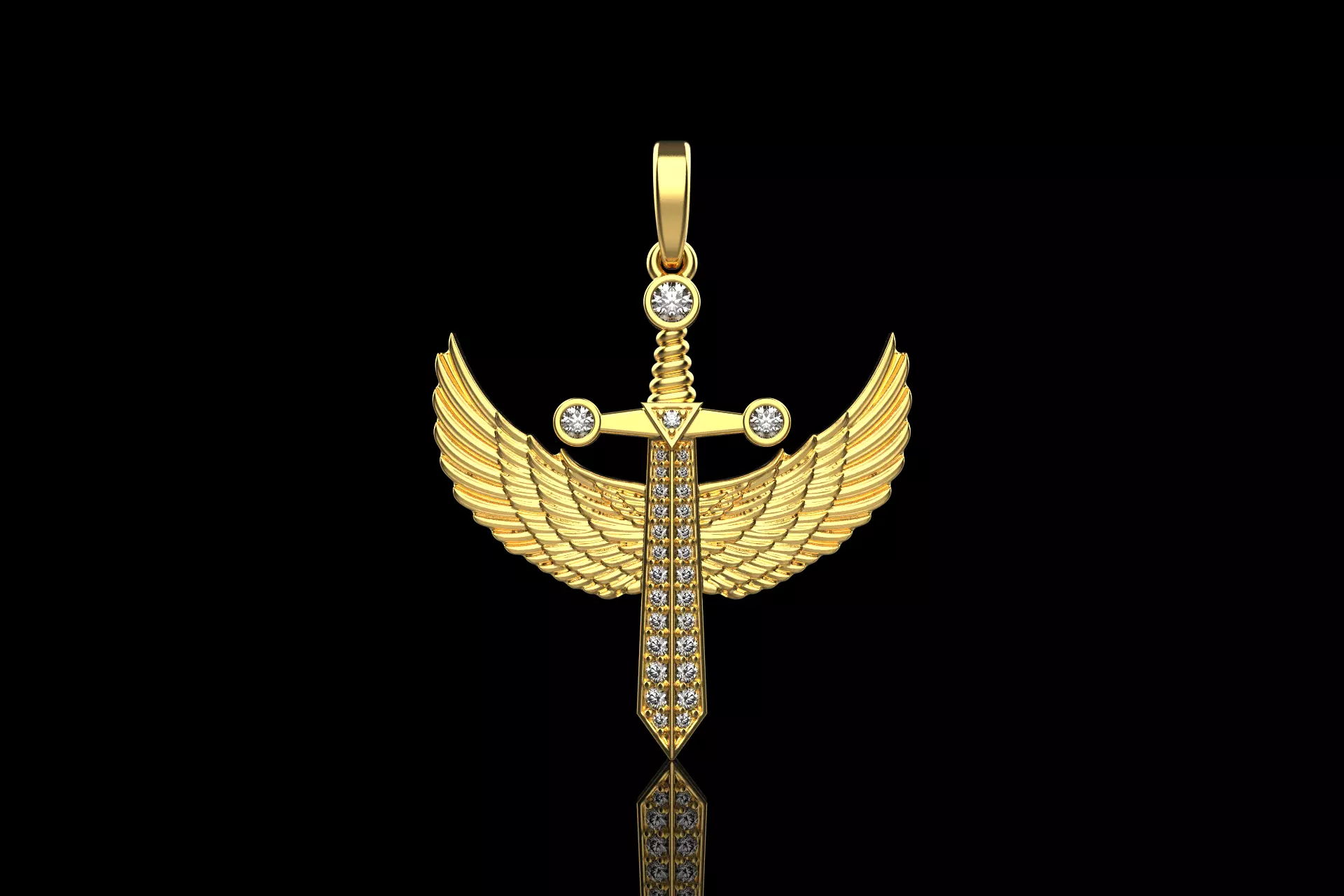 saint michael sword  model 638 3D print model_0