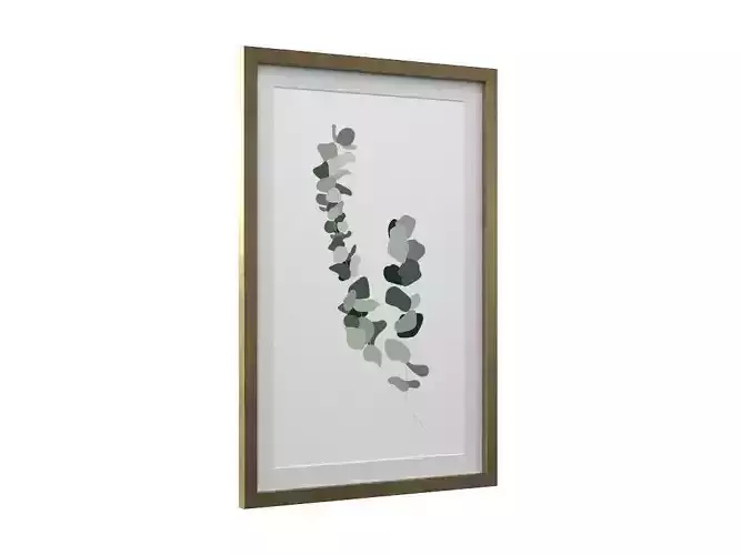 H2000474 WALL ART GOLD