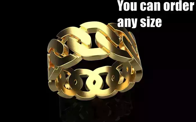 Cuban chain ring model 640