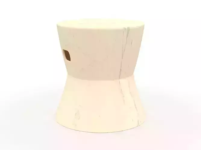 H2000468 GARDEN STOOL BEIGE