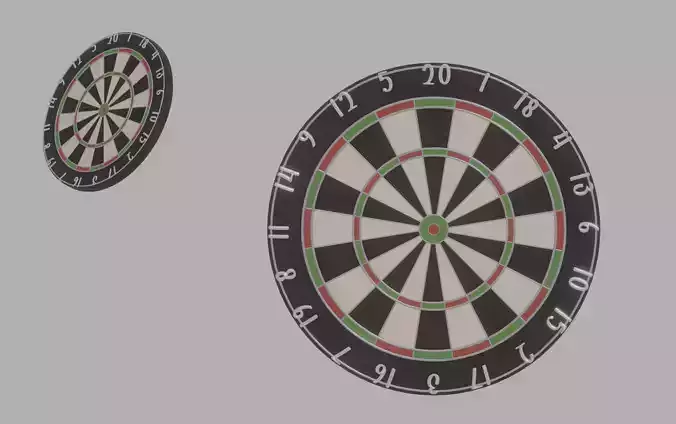 Dart Board 3D model