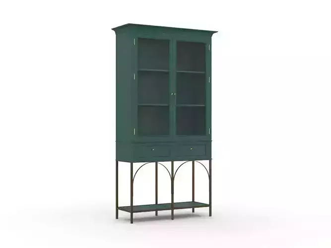 H2000464 BOOKCASE GREEN