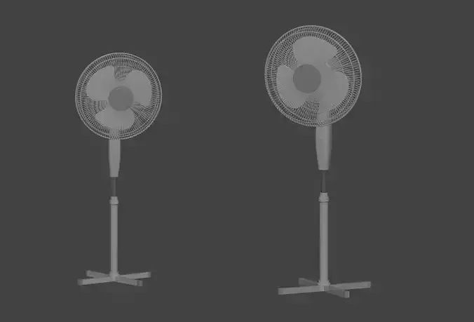 Standing Fan 3D model
