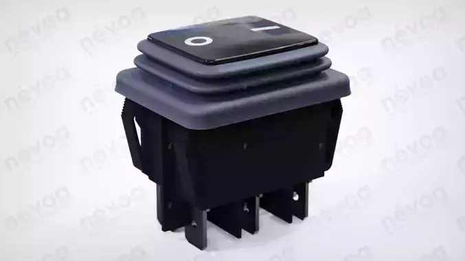 Waterproof switch IP65 - B4MASK - Everel Group SpA 3D model