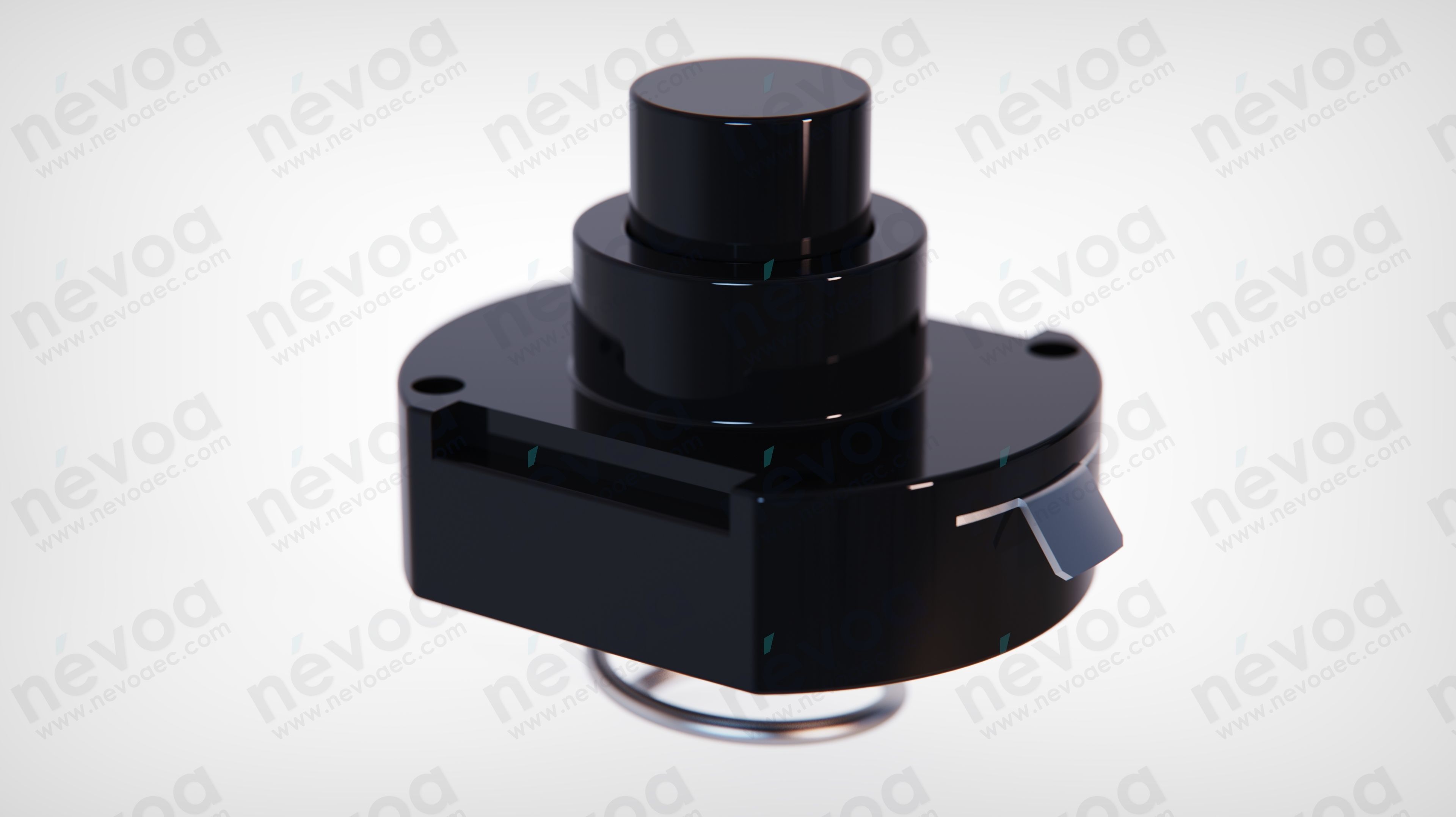 Switch 2P-ON-OFF - KAN - 6C - JIALONG Electronic Co Ltd 3D model_1