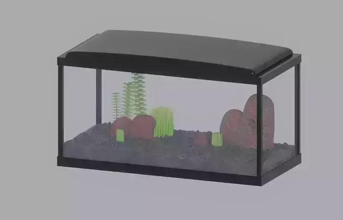 Aquarium Fish Tank 3D model