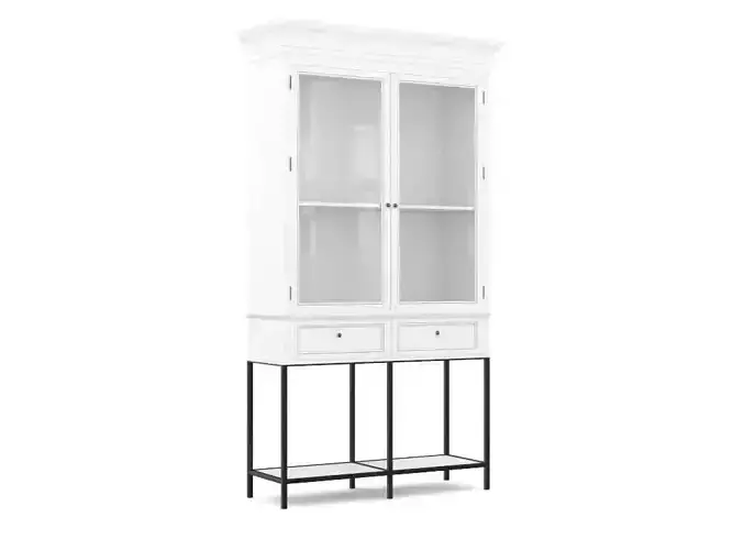 H2000456 BOOKCASE WHITE