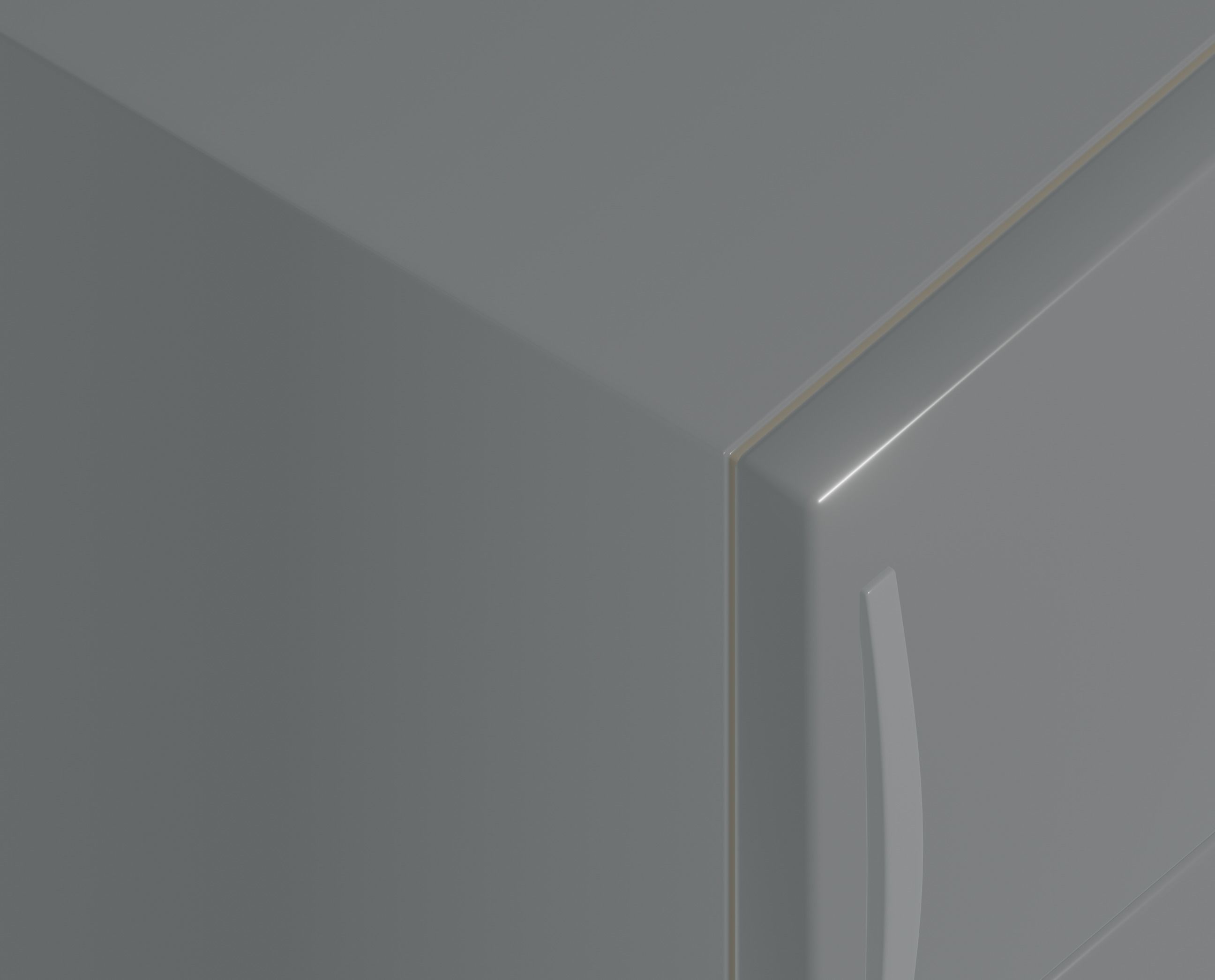 Refrigerator Low-poly 3D model_9
