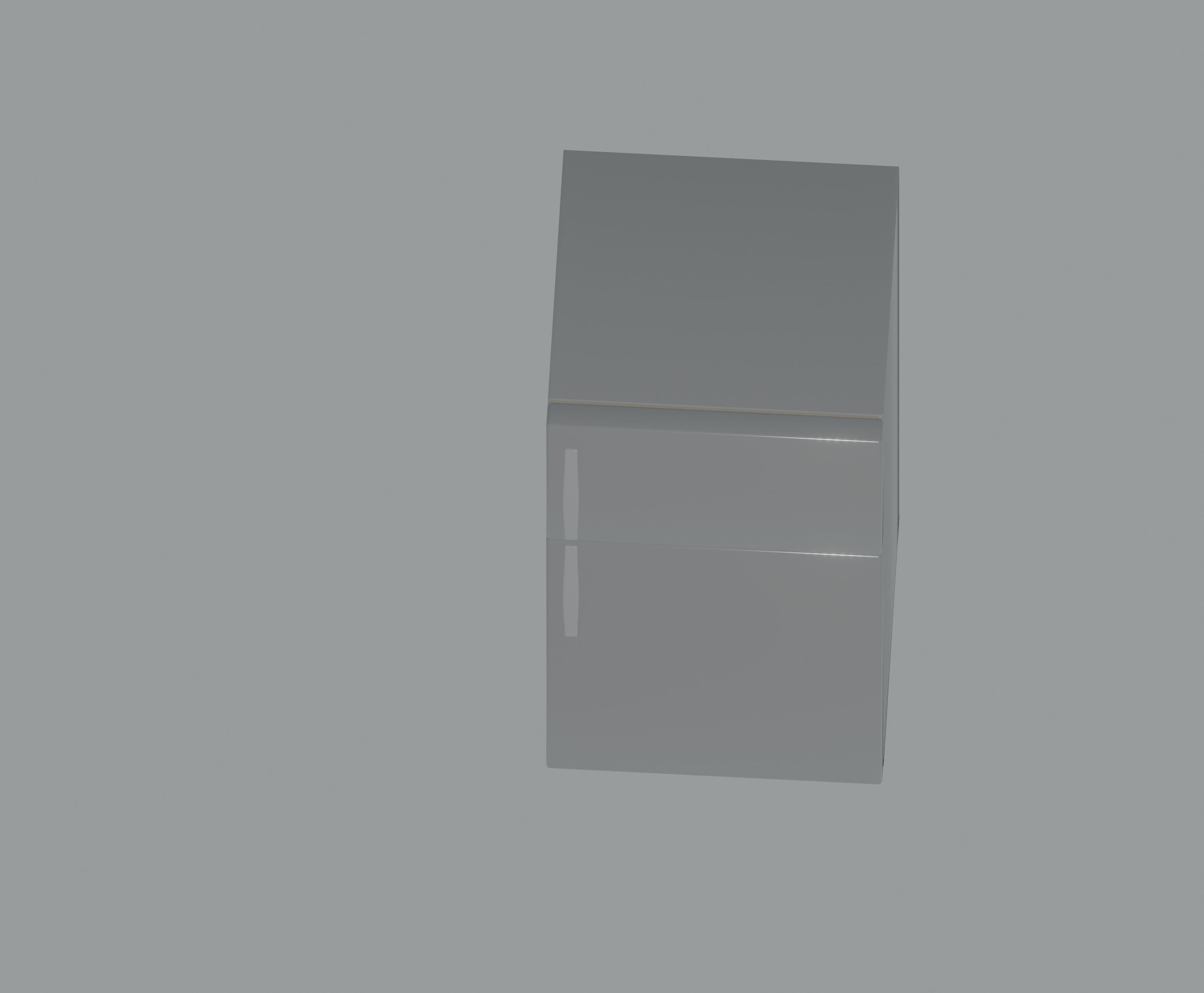 Refrigerator Low-poly 3D model_8