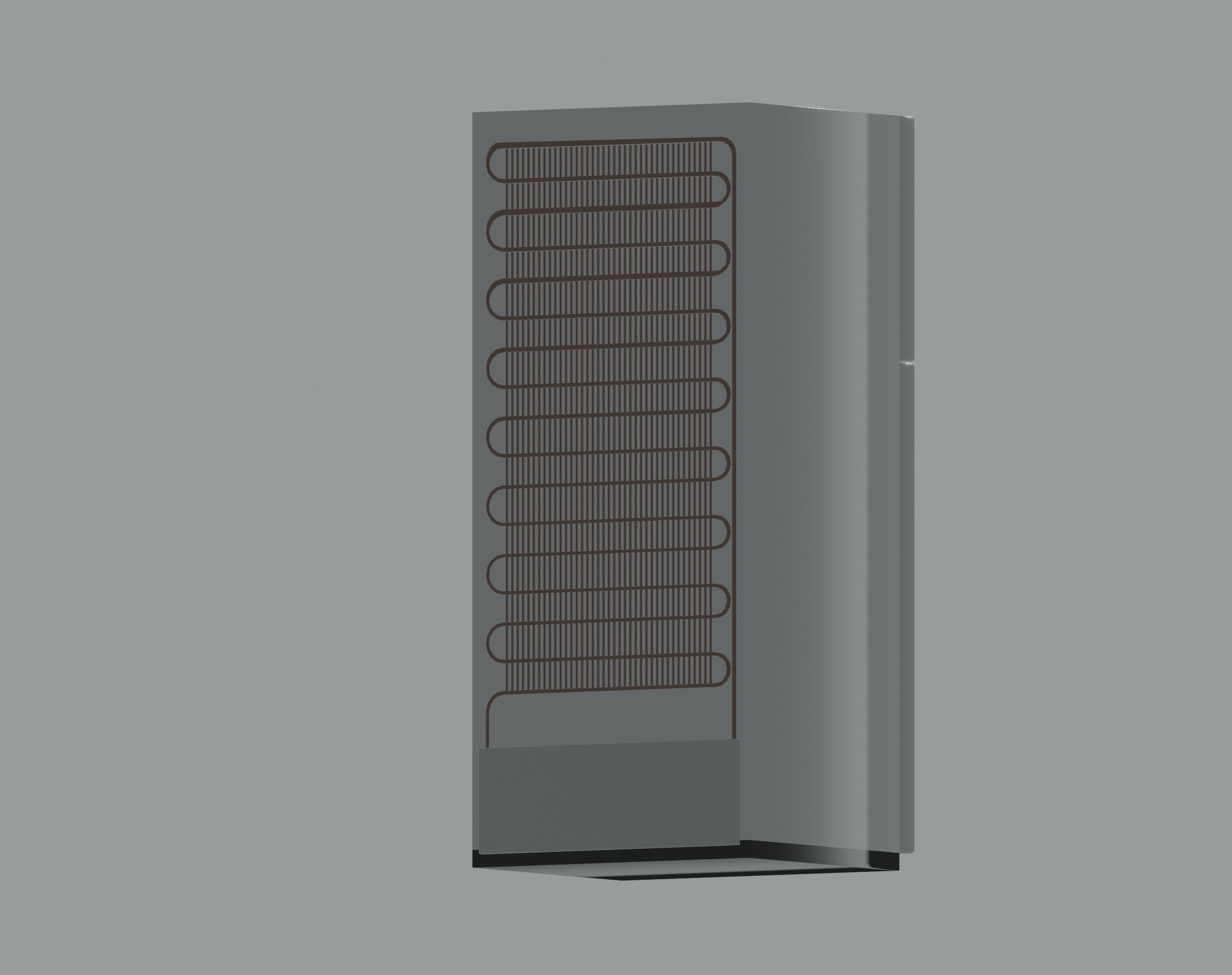 Refrigerator Low-poly 3D model_6