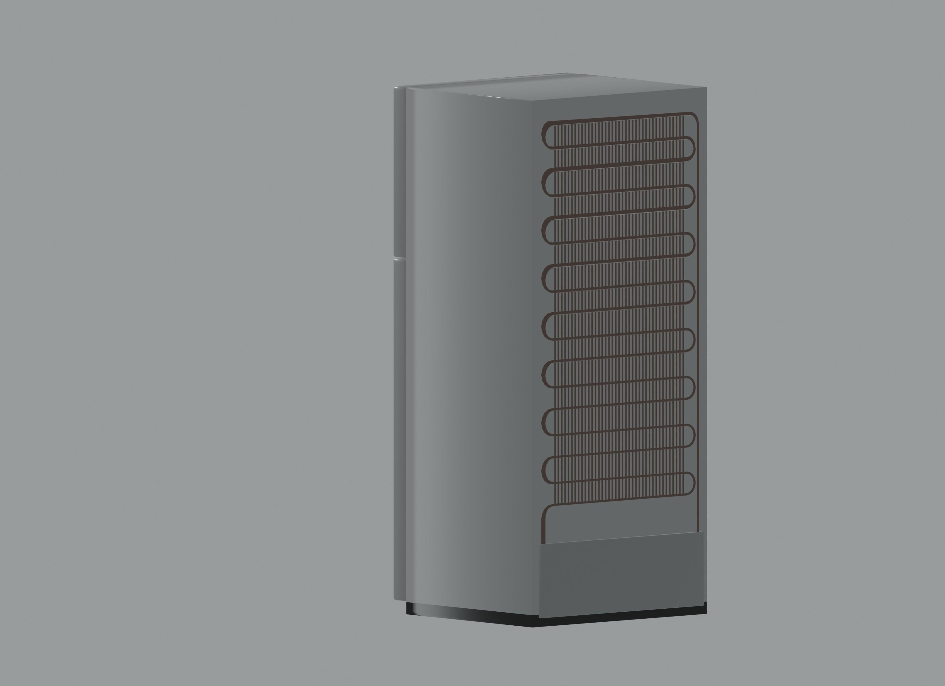 Refrigerator Low-poly 3D model_5
