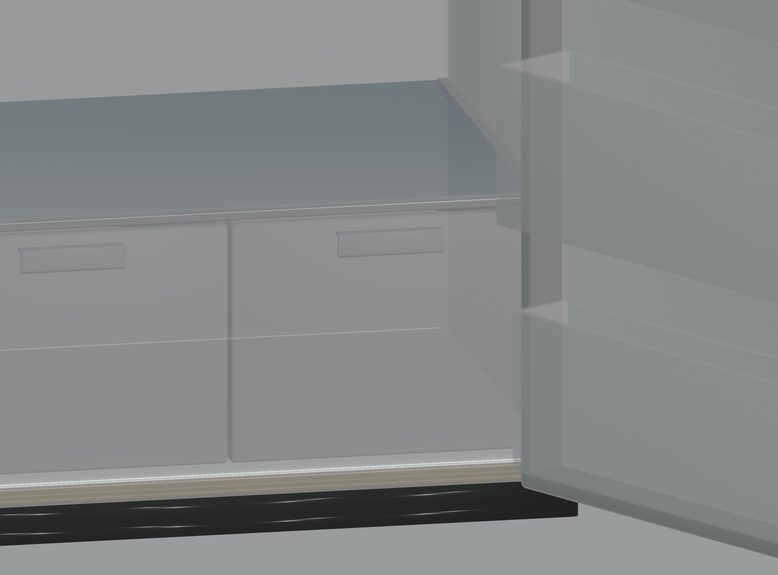 Refrigerator Low-poly 3D model_13