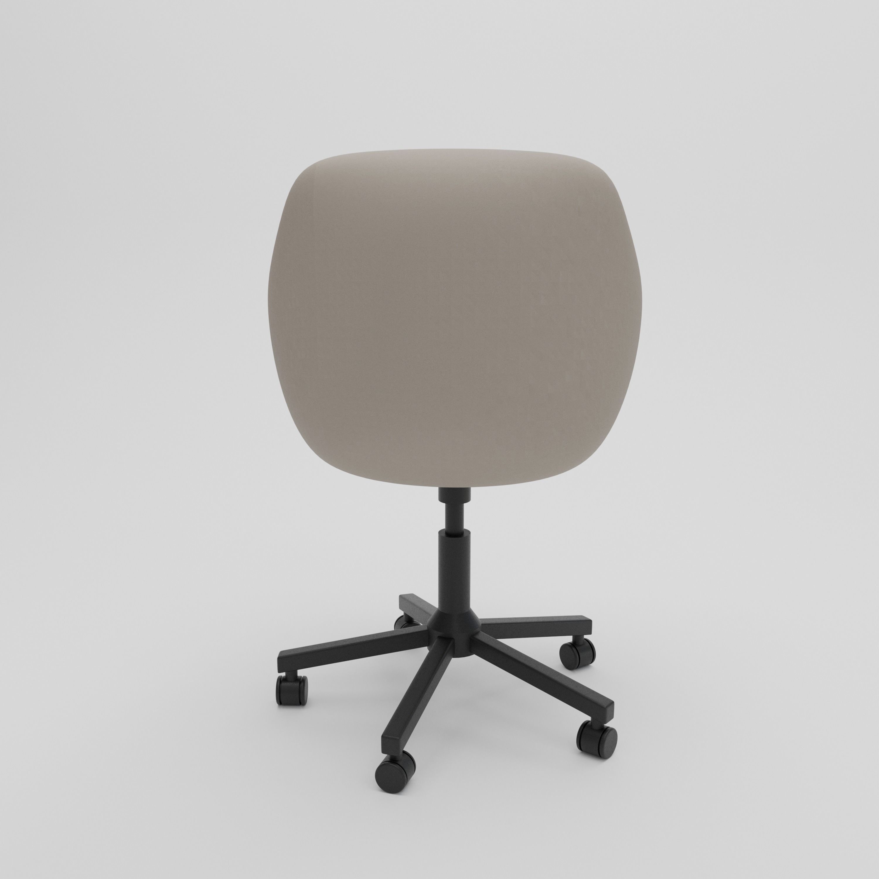 Office chair 3D model 3D model_3