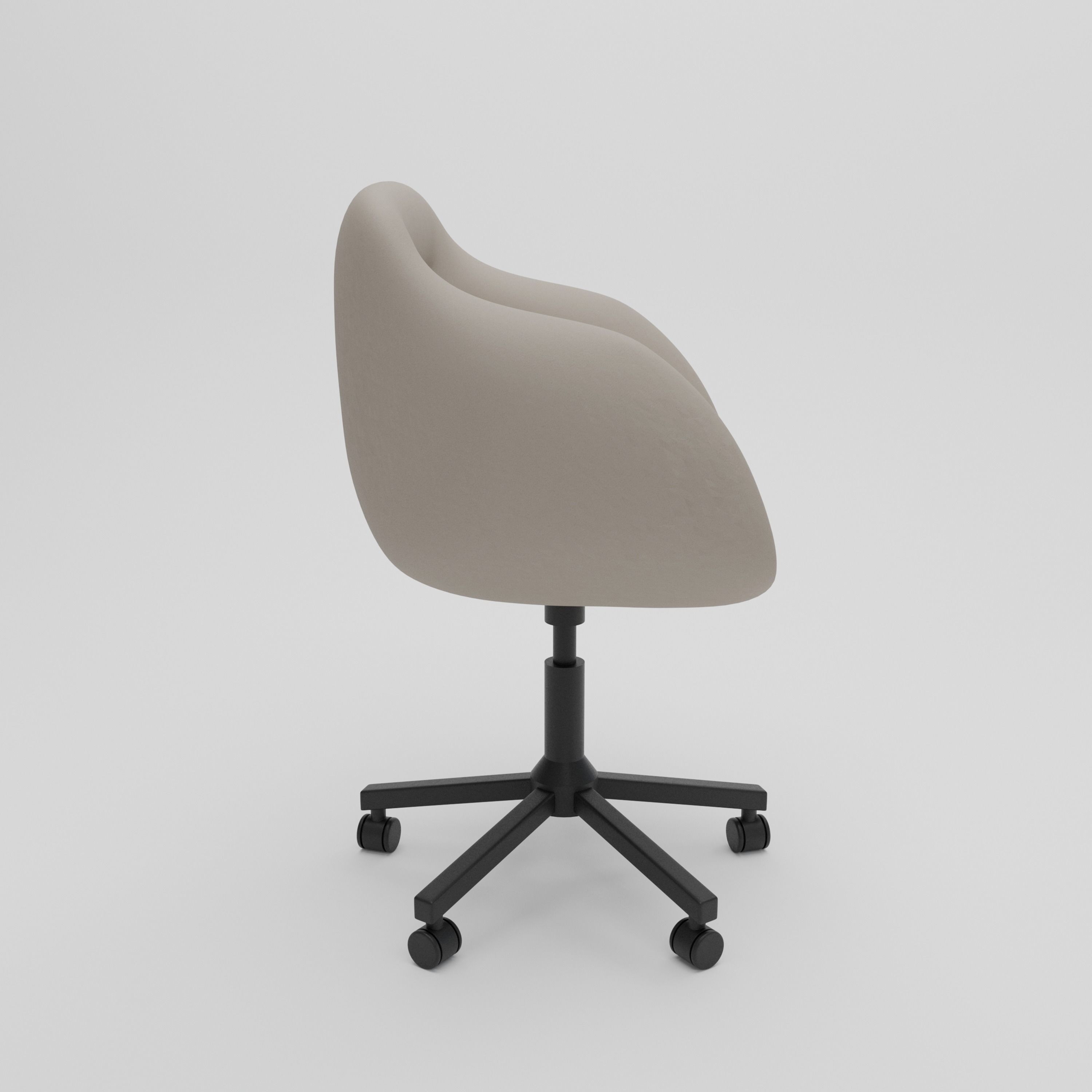 Office chair 3D model 3D model_1