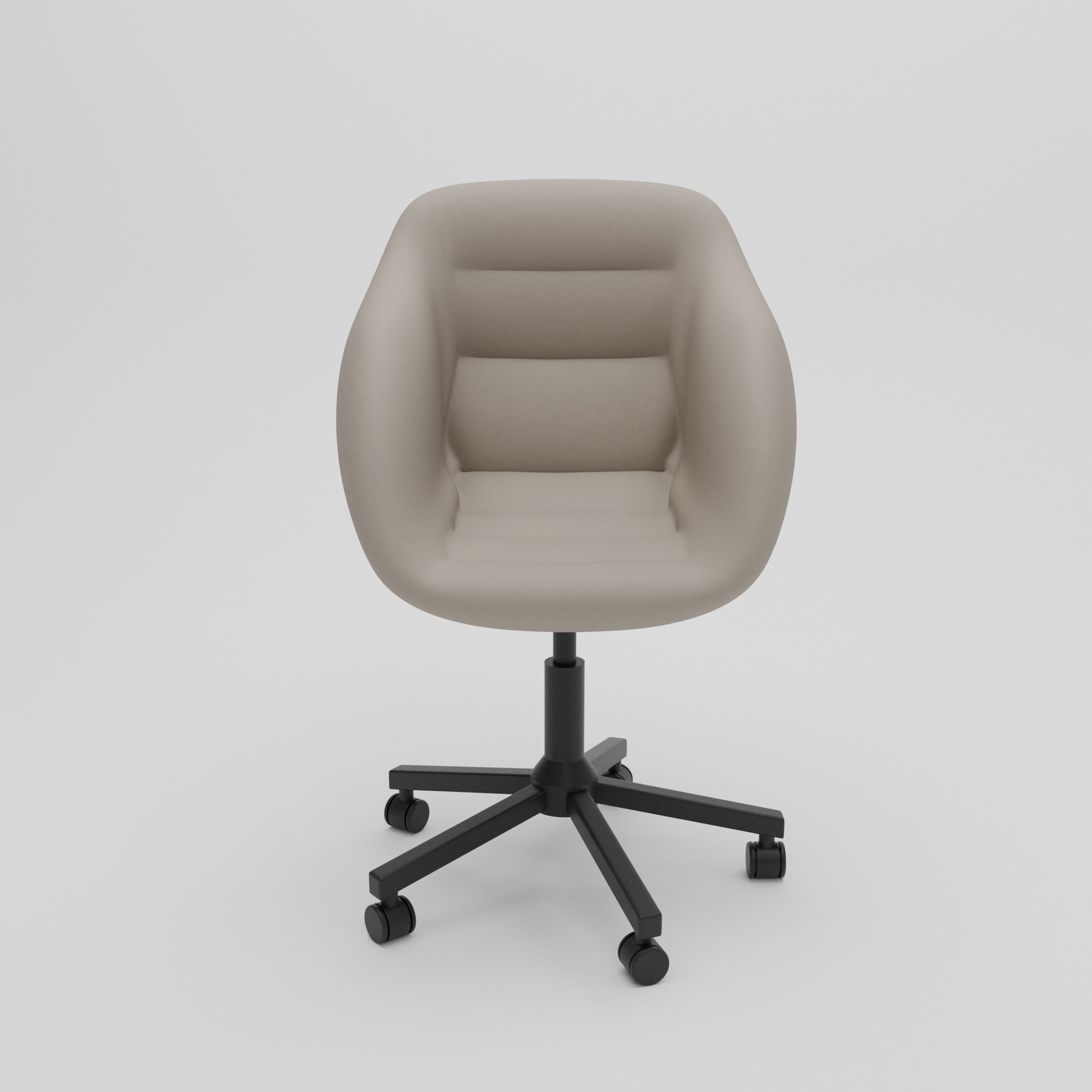 Office chair 3D model 3D model_4