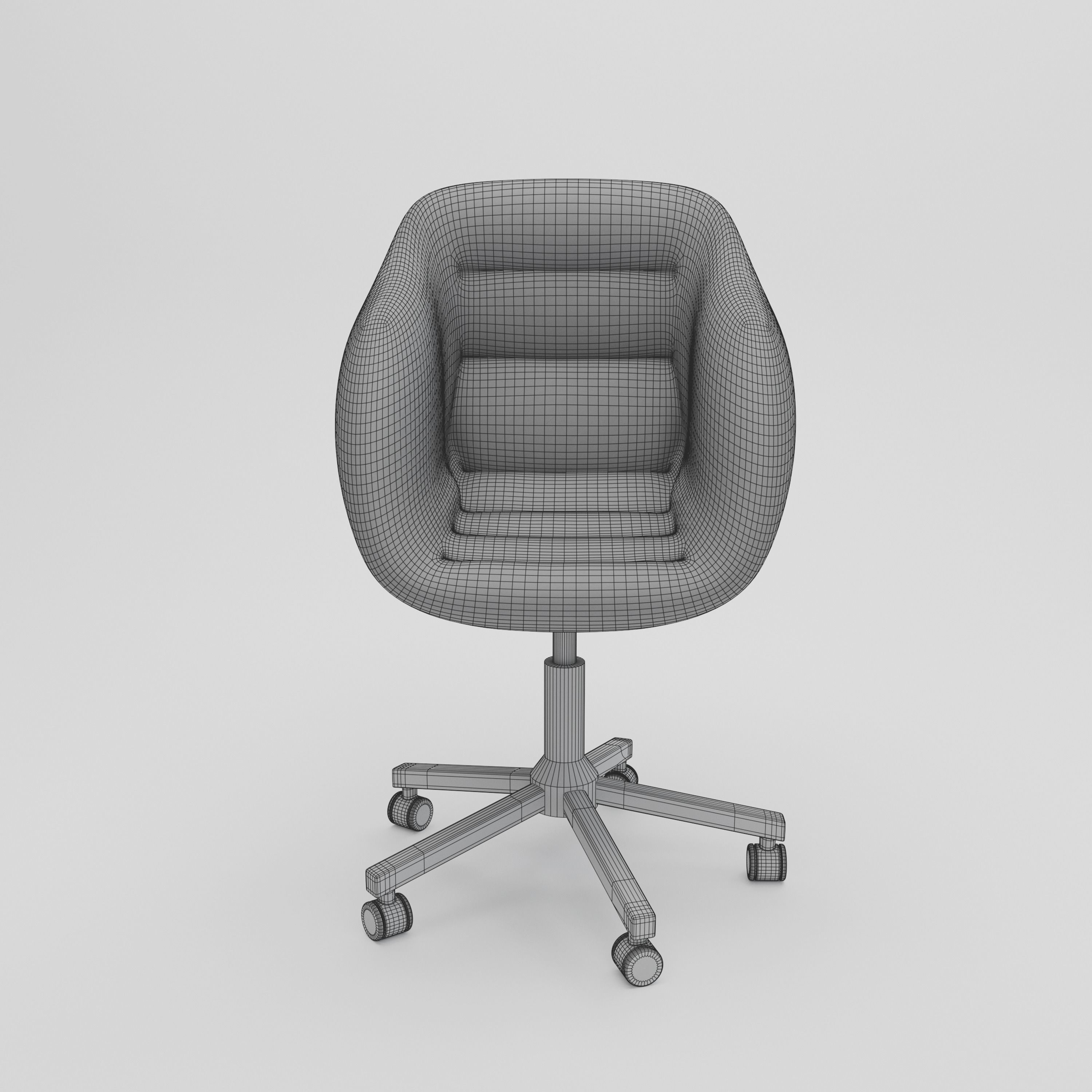 Office chair 3D model 3D model_7