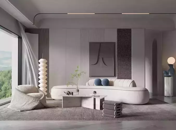 Living Room Interior Scene 1 