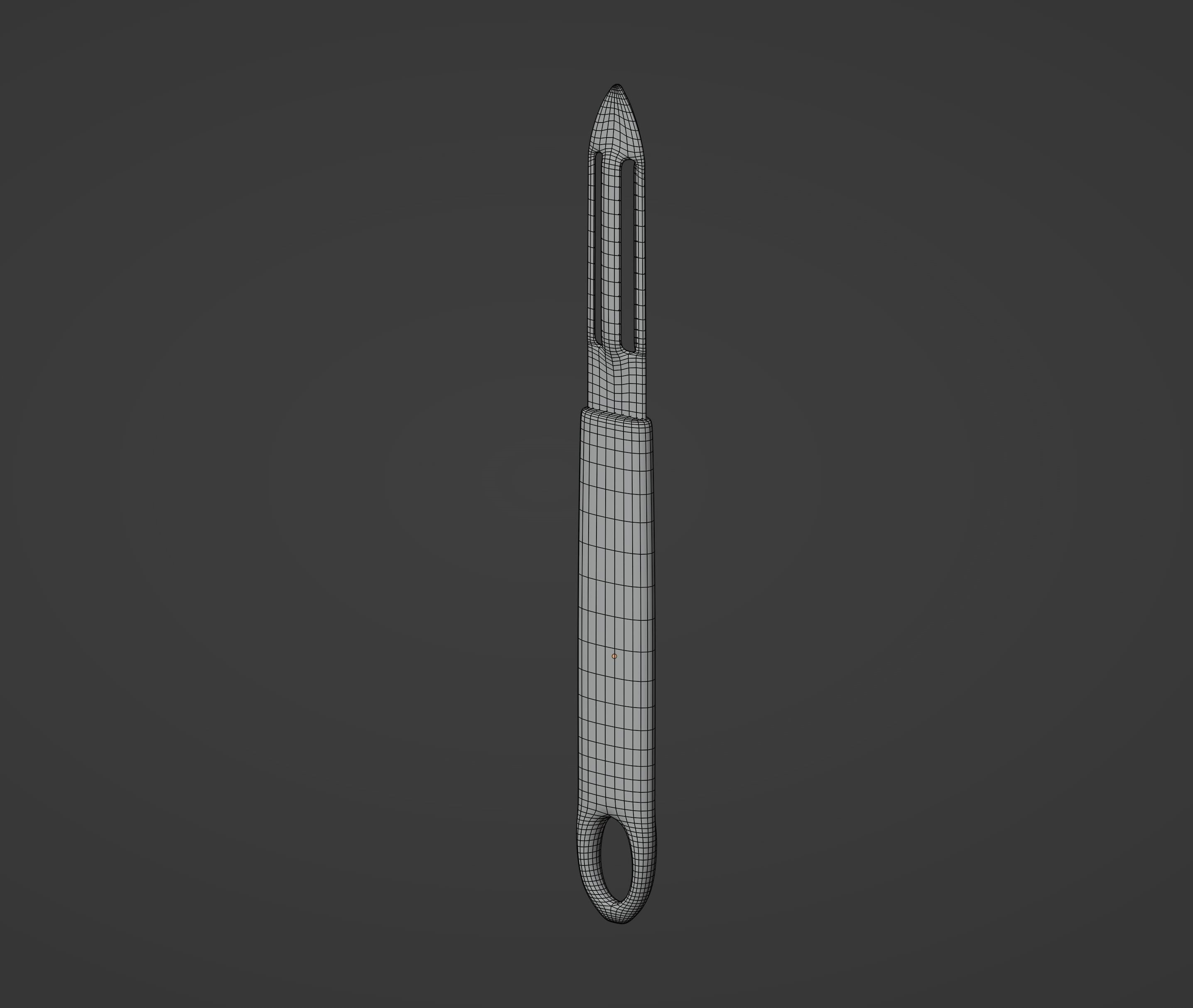 Potato Peeler Low-poly 3D model_11