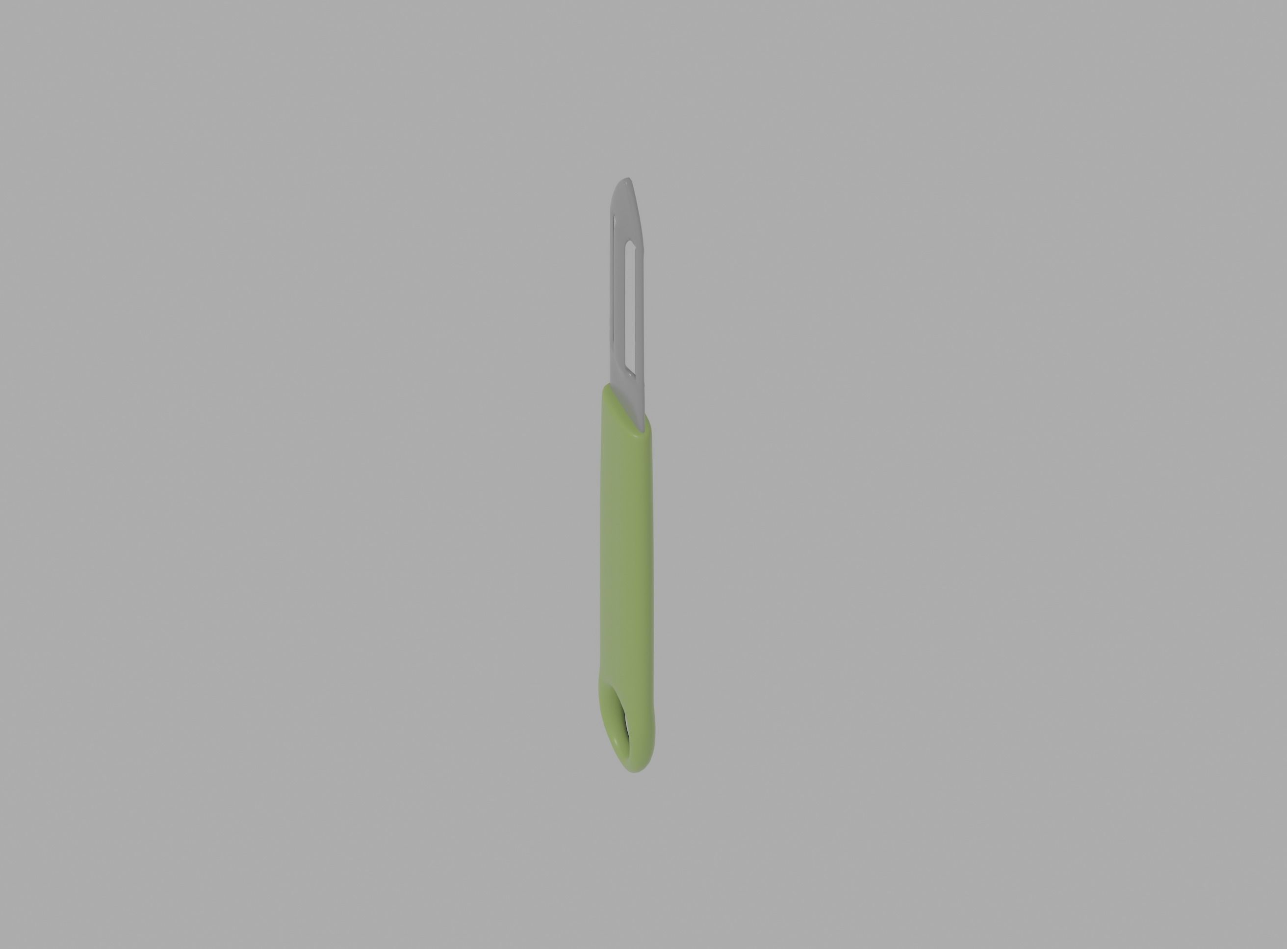 Potato Peeler Low-poly 3D model_5