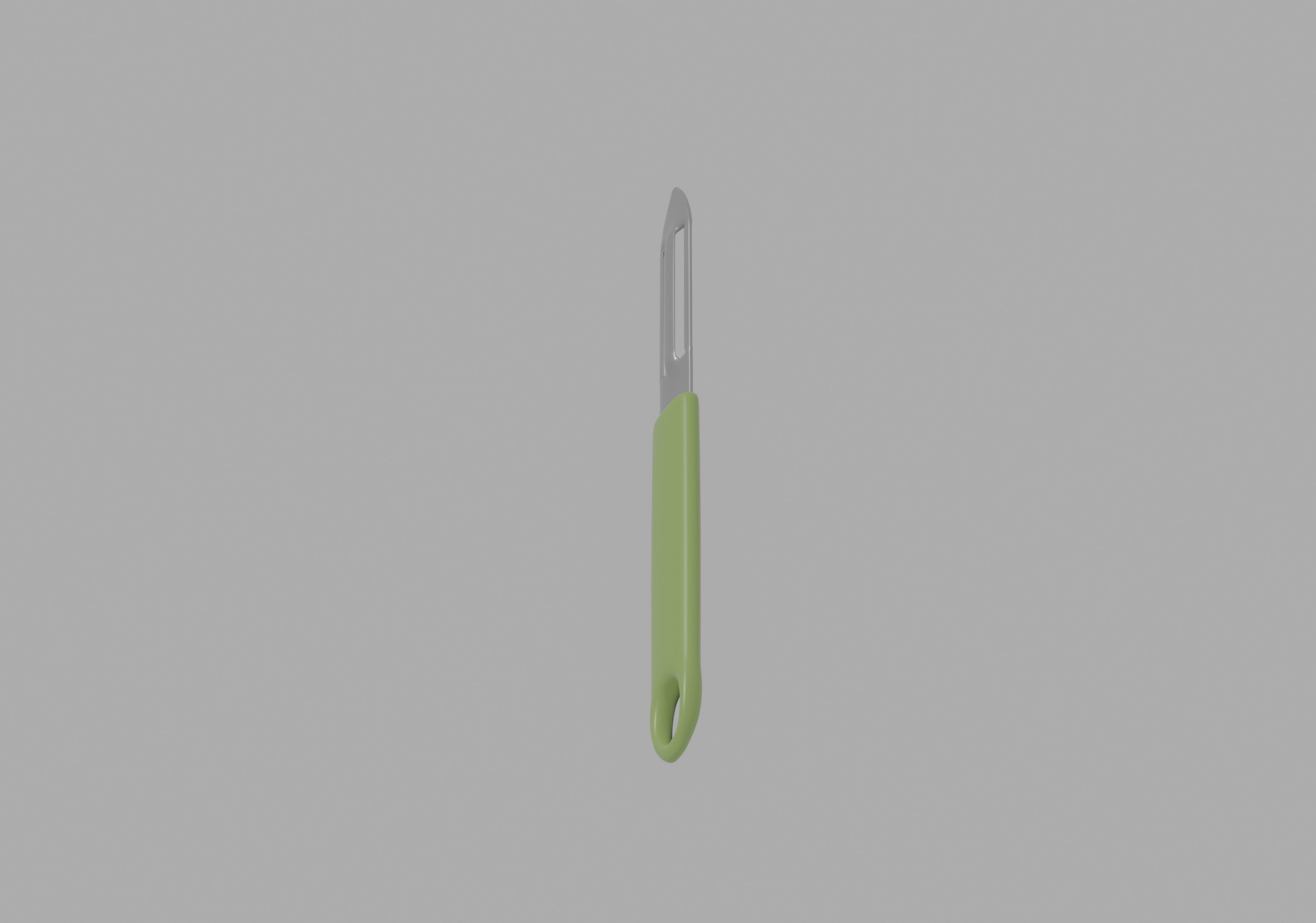 Potato Peeler Low-poly 3D model_4