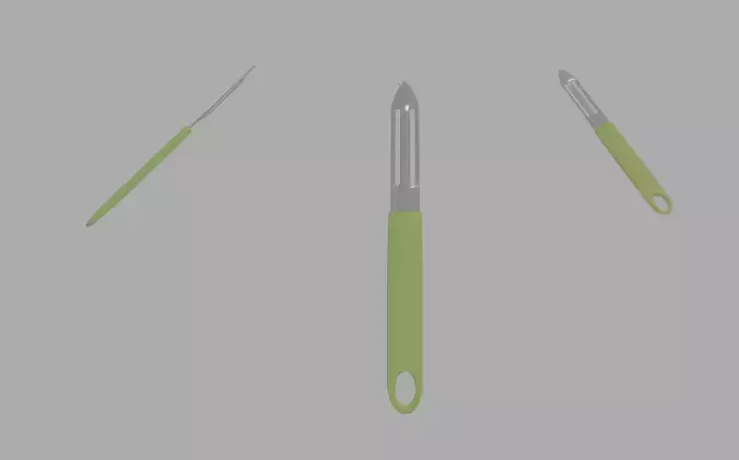 Potato Peeler Low-poly 3D model