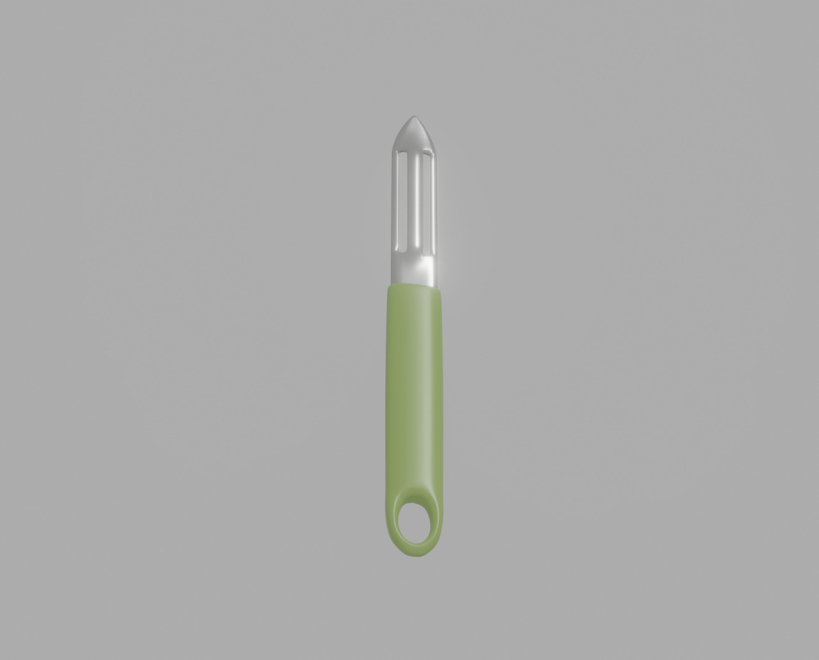 Potato Peeler Low-poly 3D model_3