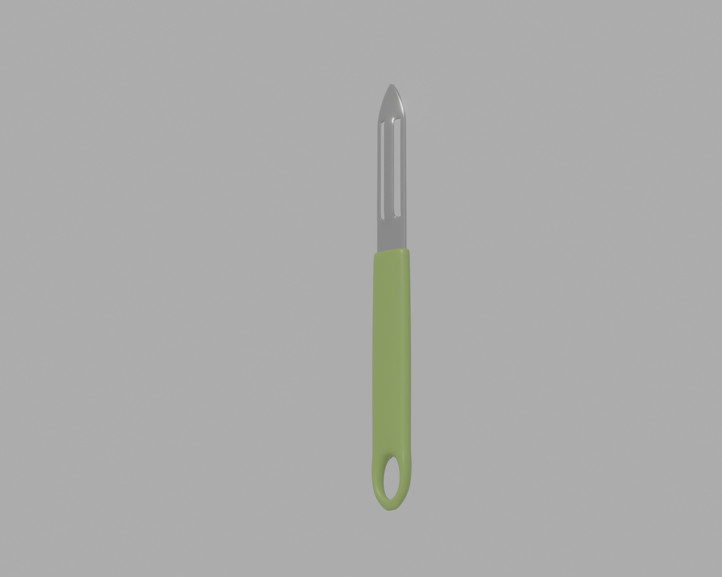 Potato Peeler Low-poly 3D model_2