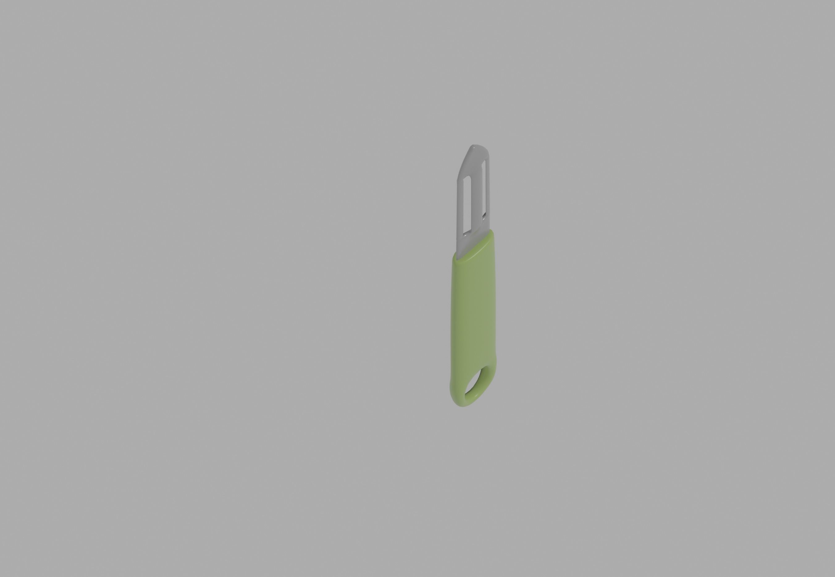 Potato Peeler Low-poly 3D model_6