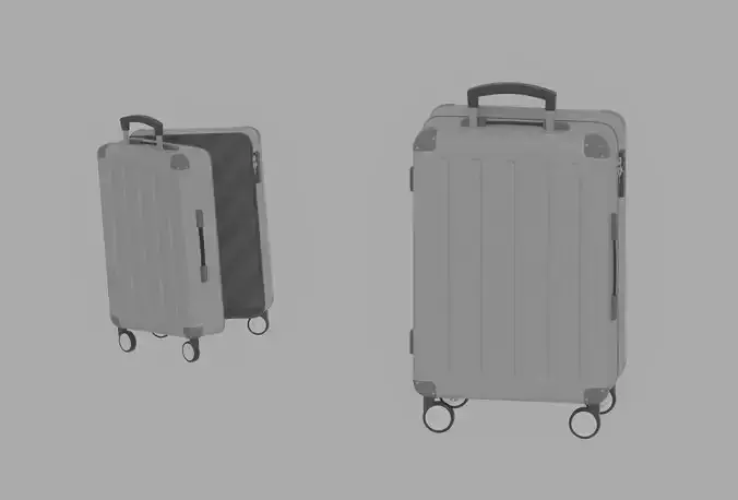 Luggage Suitcase 3D model Luggage Suitcase 3D model