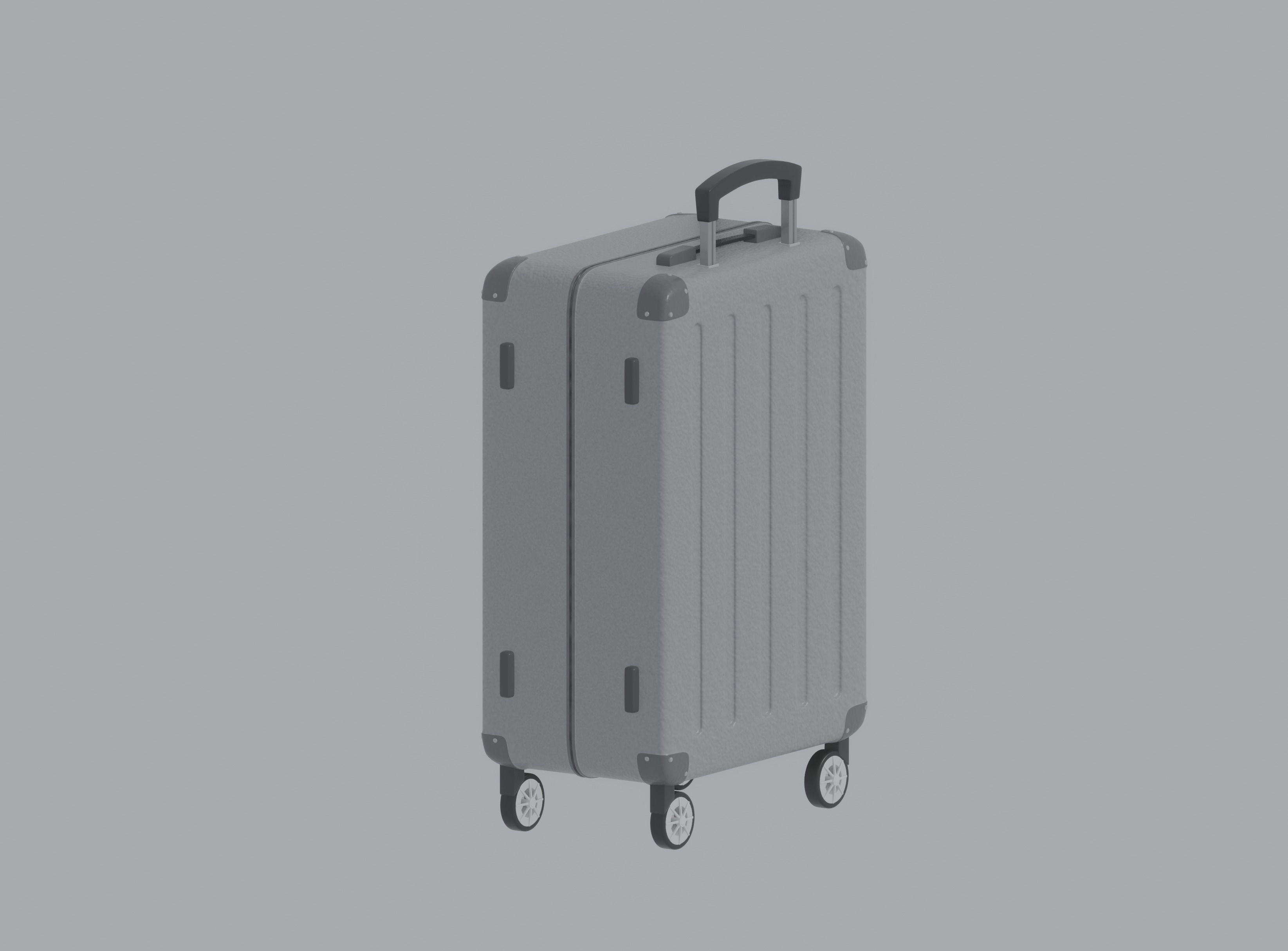 Luggage Suitcase 3D model_4