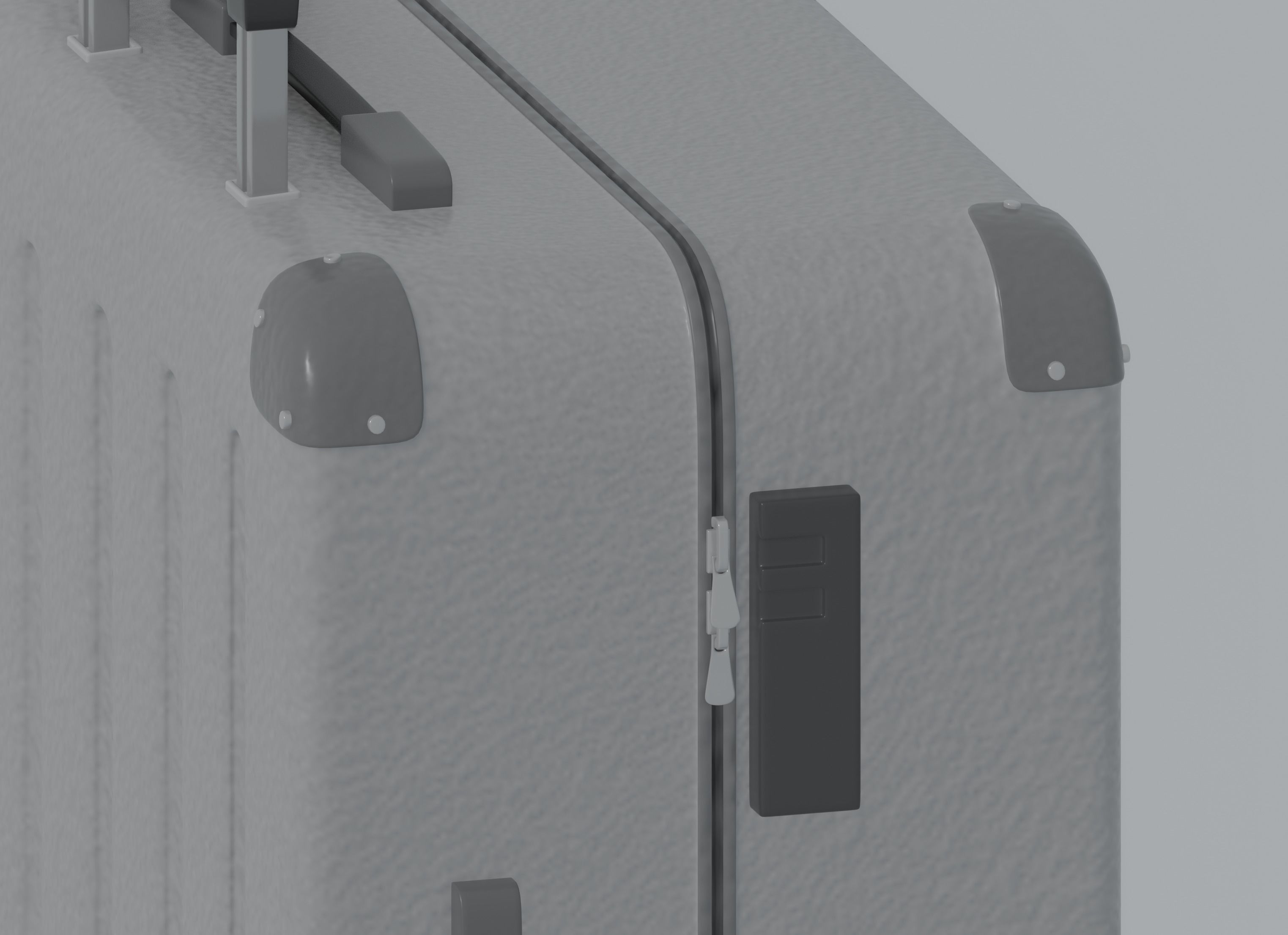 Luggage Suitcase 3D model_10