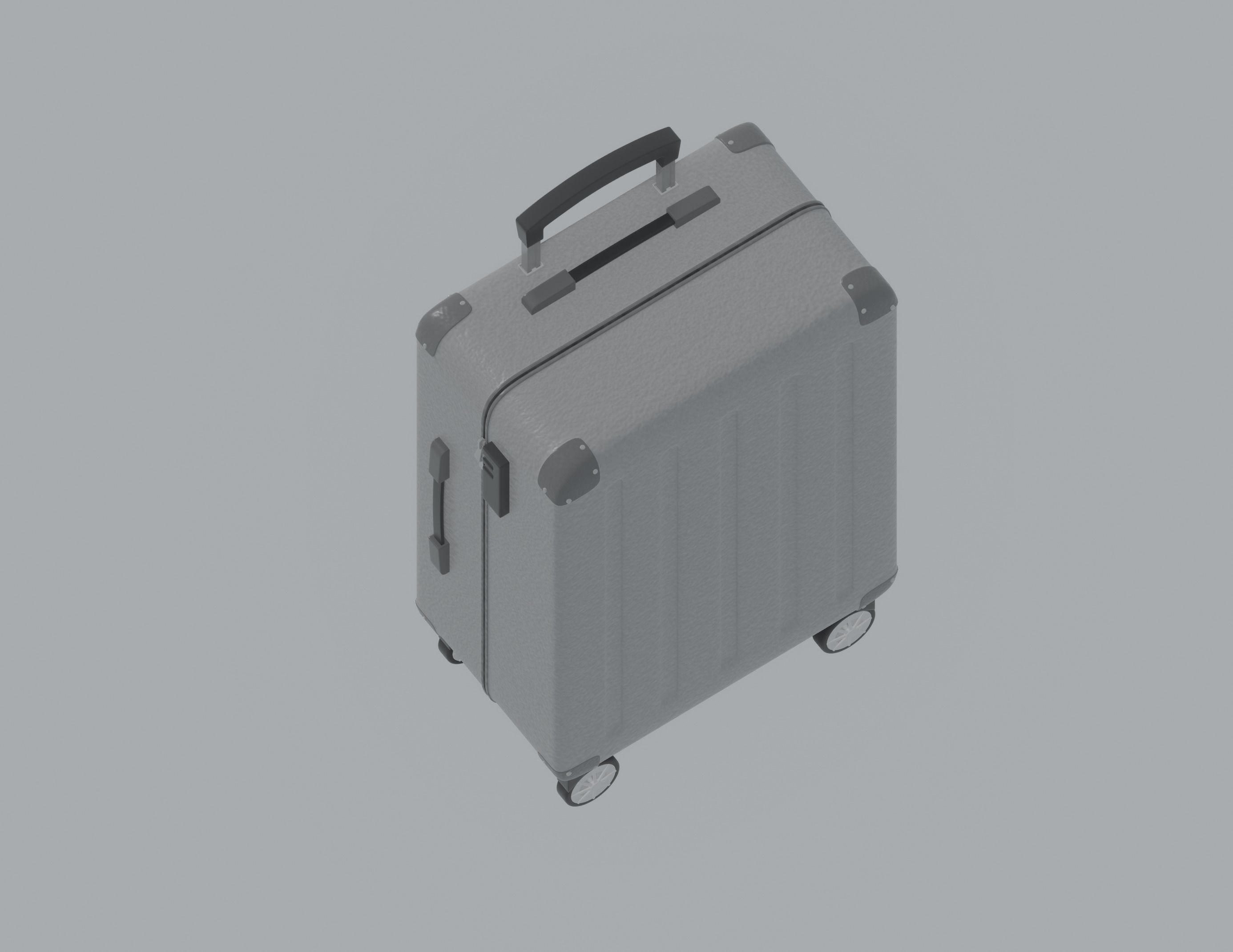 Luggage Suitcase 3D model_8