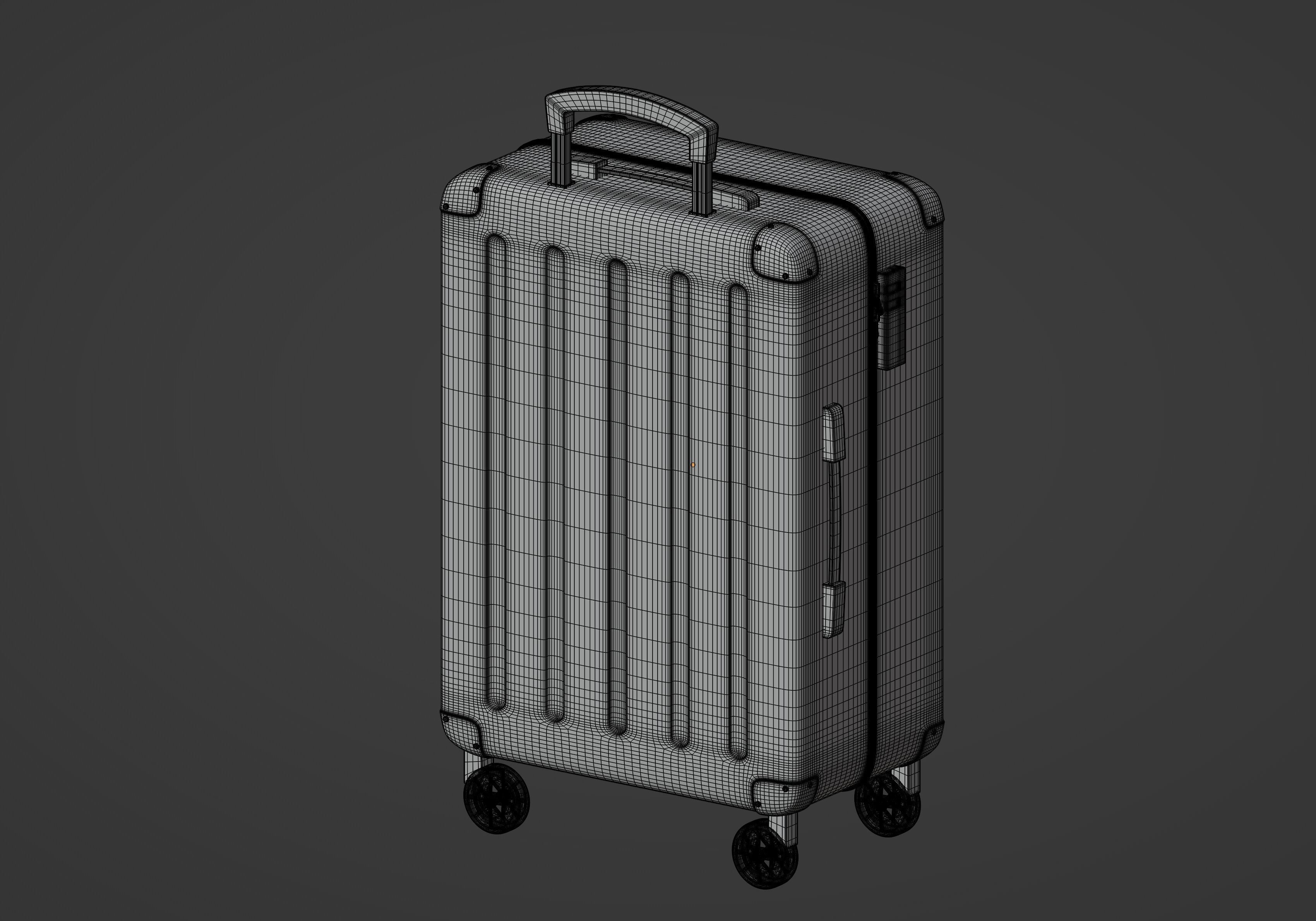 Luggage Suitcase 3D model_15