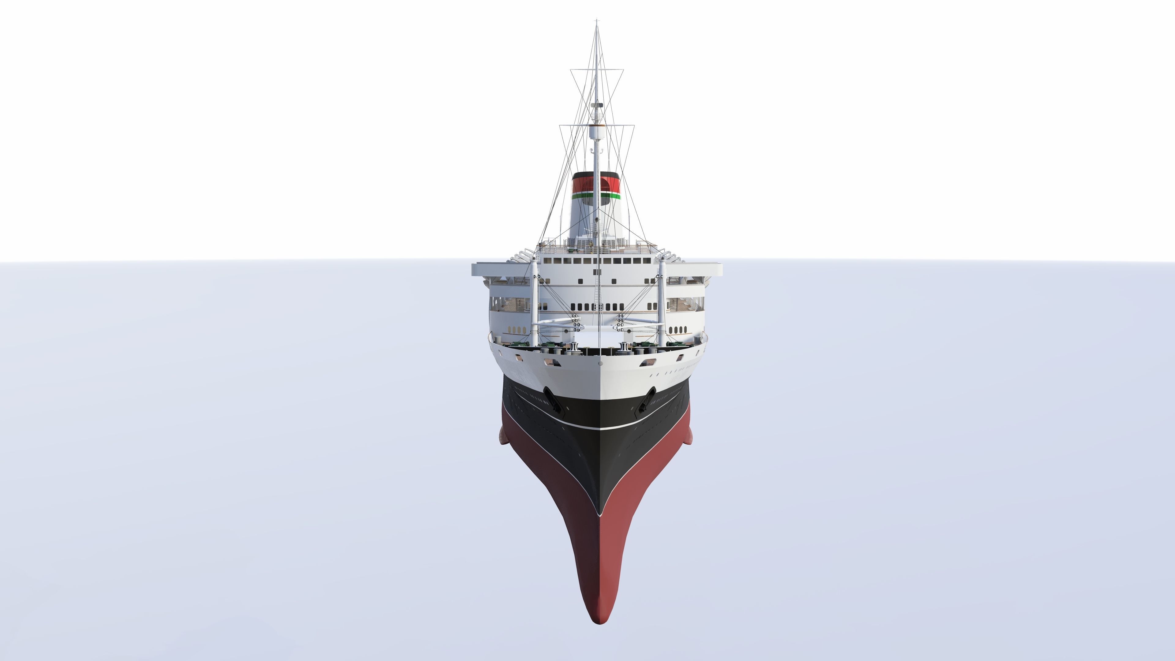COMBO - SS Andrea Doria - MS Stockholm 3D model_9