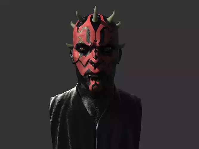 Darth Maul Bust 3D print model