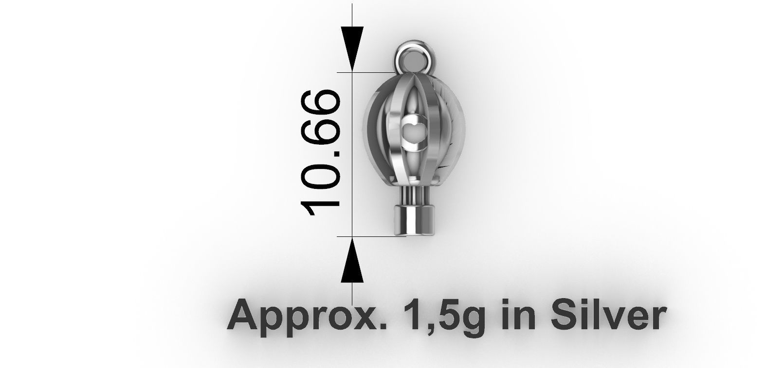 Pandora Balloon 3D print model_2