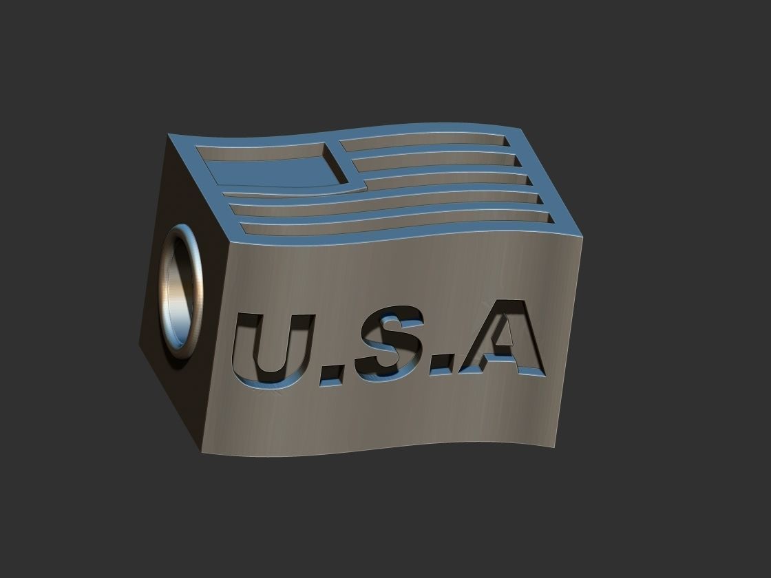 Pandora USA Flag 3D print model_12