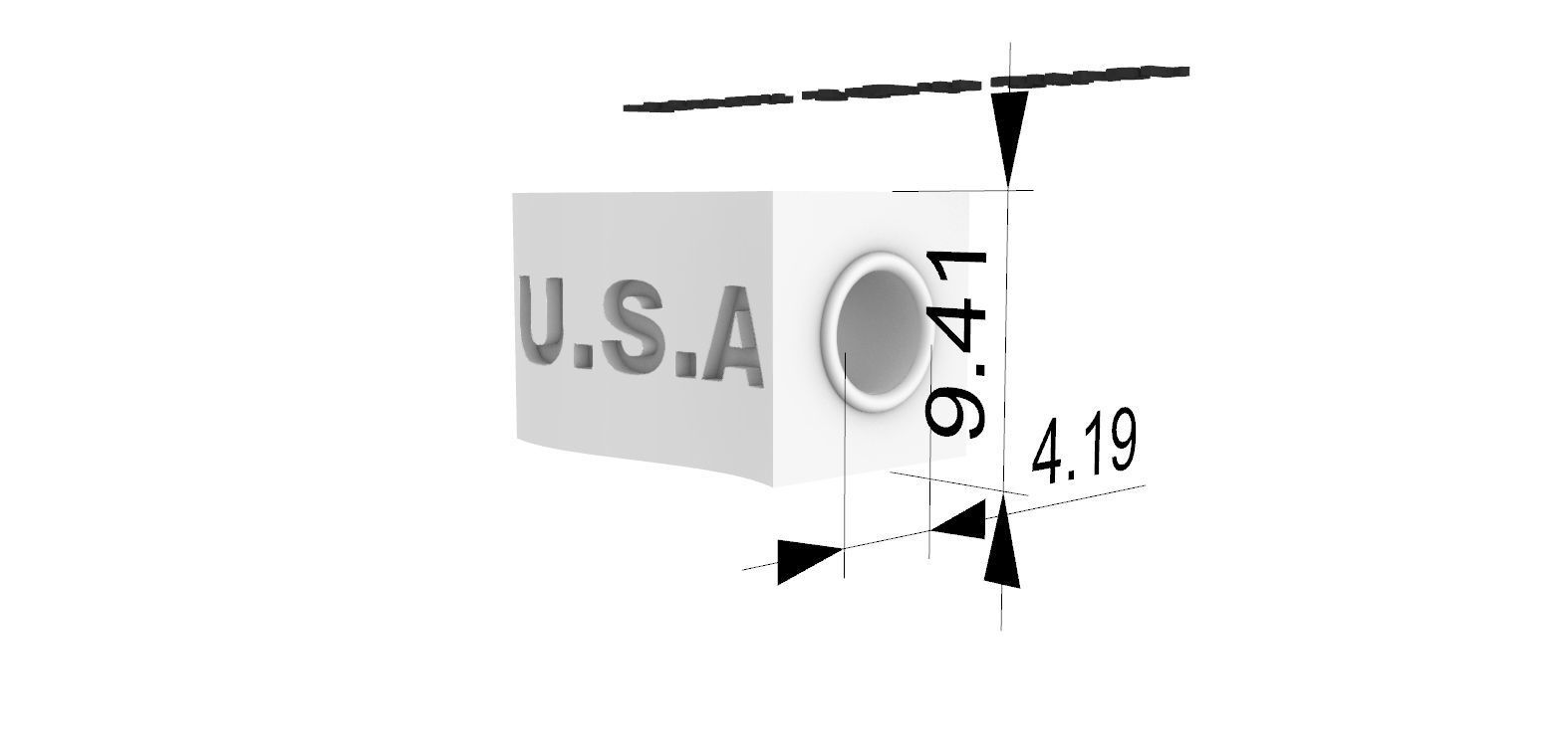 Pandora USA Flag 3D print model_5